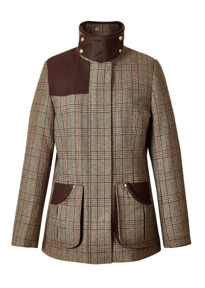 WomenEquestrian In Stock Tailoring Holland Cooper Country Classic Jacket Bourbon Tweed