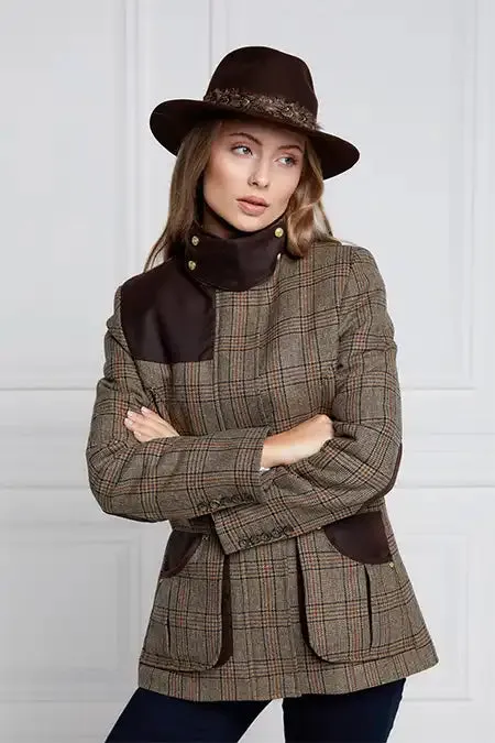 WomenEquestrian In Stock Tailoring Holland Cooper Country Classic Jacket Bourbon Tweed