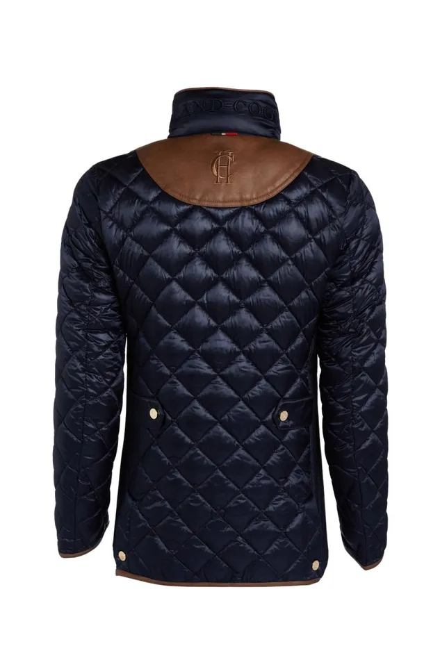 WomenEquestrian Jackets Holland Cooper Diamond Quilt Classic Jacket Ink Navy WomenEquestrian Jackets Holland Cooper Diamond Quilt Classic Jacket Ink Navy