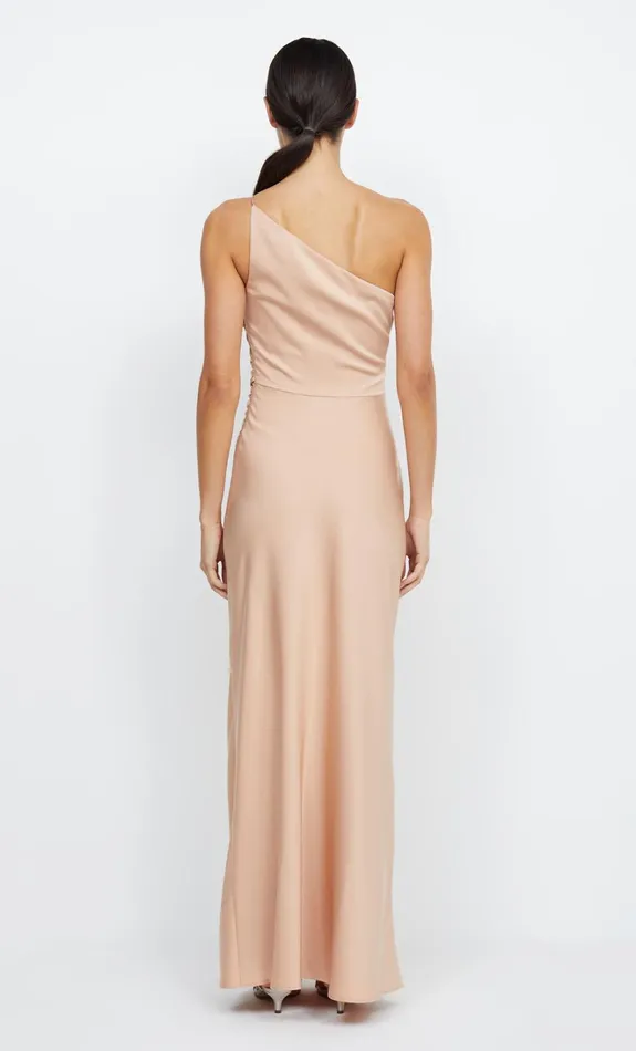 Women ETERNITY ASYM MAXI DRESS 8211 ROSE GOLD Bec Bridge Bridesmaid Dresses
