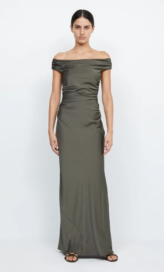 Women ETERNITY OFF SHOULDER MAXI 8211 DARK WILLOW Bec Bridge Maxi Dresses
