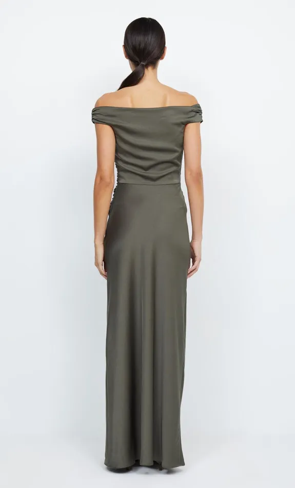 Women ETERNITY OFF SHOULDER MAXI 8211 DARK WILLOW Bec Bridge Maxi Dresses