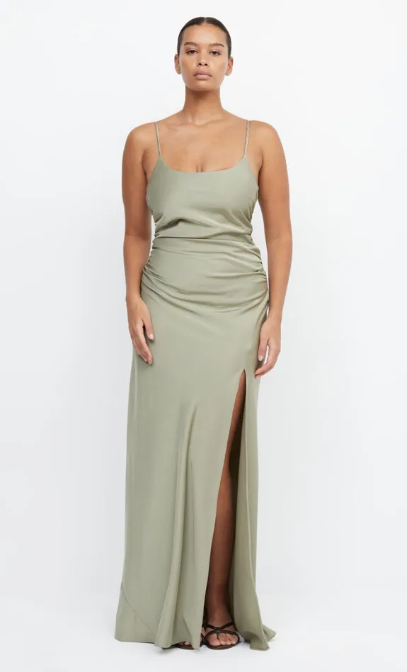 Women ETERNITY SCOOP MAXI DRESS 8211 SAGE Bec Bridge Bridesmaid Dresses