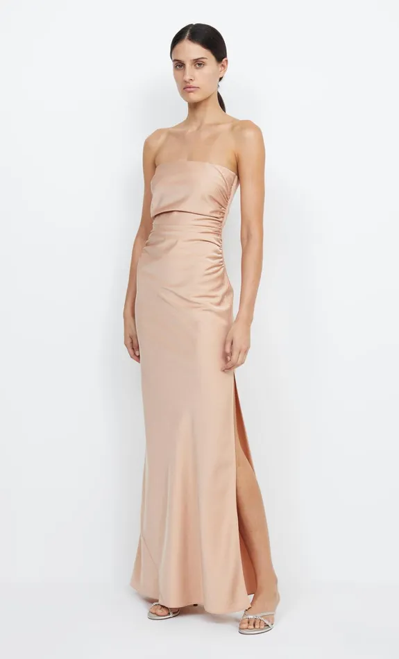Women ETERNITY STRAPLESS MAXI 8211 ROSE GOLD Bec Bridge Maxi Dresses