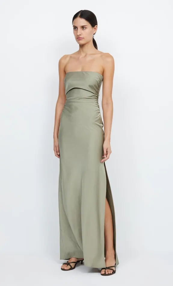 Women ETERNITY STRAPLESS MAXI 8211 SAGE Bec Bridge Prom Dresses