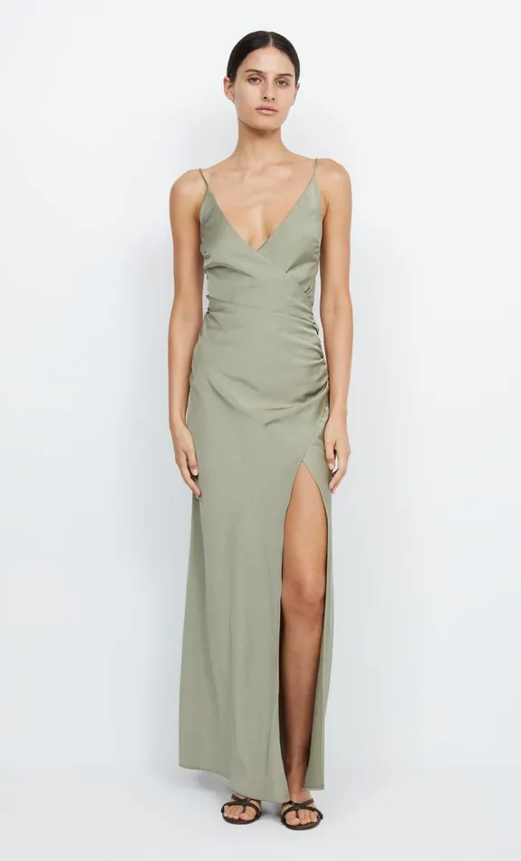 Women ETERNITY V MAXI DRESS 8211 SAGE Bec Bridge Bridesmaid Dresses