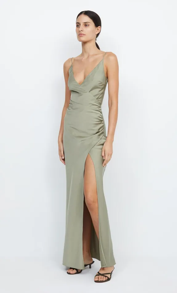 Women ETERNITY V MAXI DRESS 8211 SAGE Bec Bridge Bridesmaid Dresses