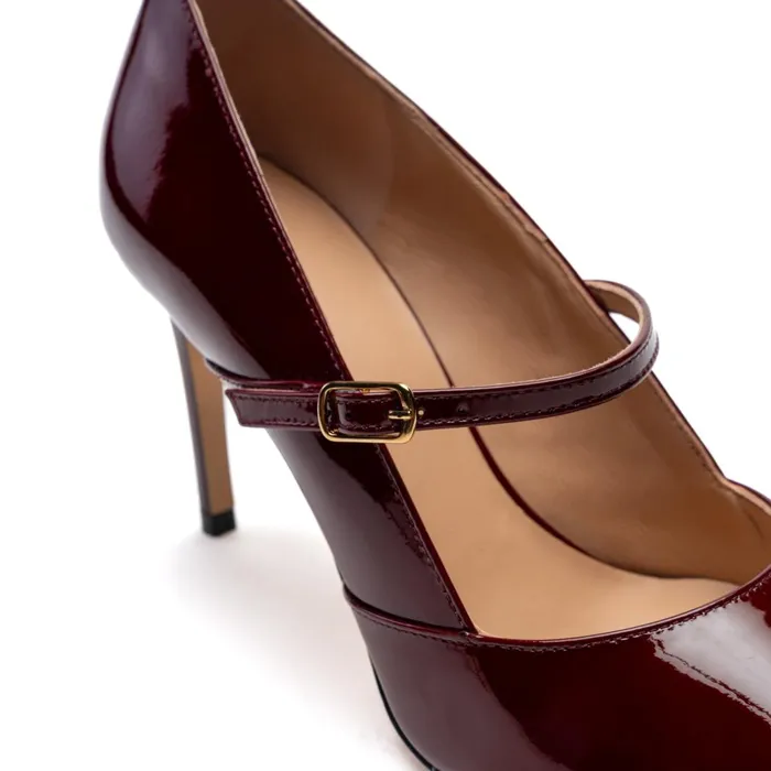 Women Evening Bruno Magli Prima Pump Bordeaux Patent