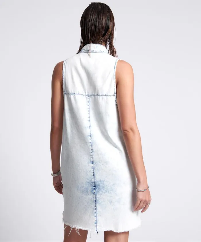 Women FADED ACID MINI BRAXTON DRESS One Teaspoon Denim Dresses Women FADED ACID MINI BRAXTON DRESS One Teaspoon Denim Dresses