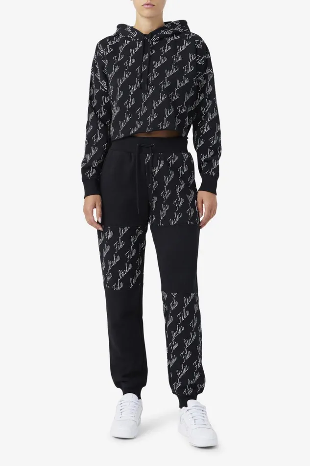 Women Fila Shorts and Pants Gianna Jogger Black Gardenia