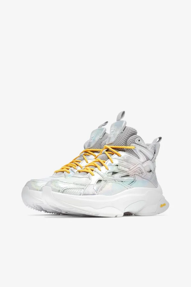 Women Fila Sneakers and Lifestyle Hallasan Mid Premium Iridiridirid