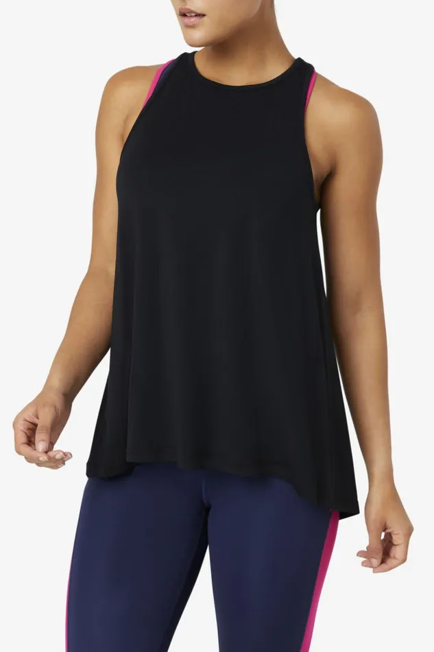 Women Fila Tops and TShirts FiLux Open Back Tank Top
