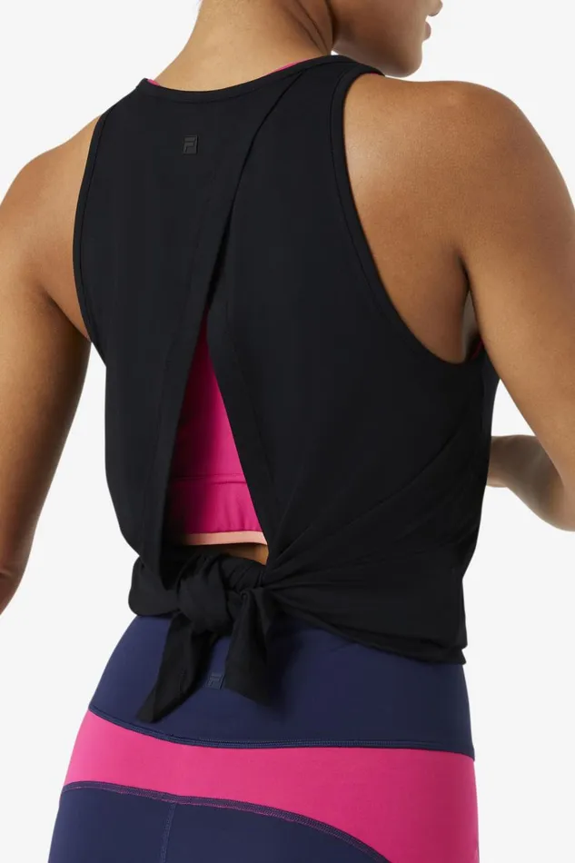 Women Fila Tops and TShirts FiLux Open Back Tank Top