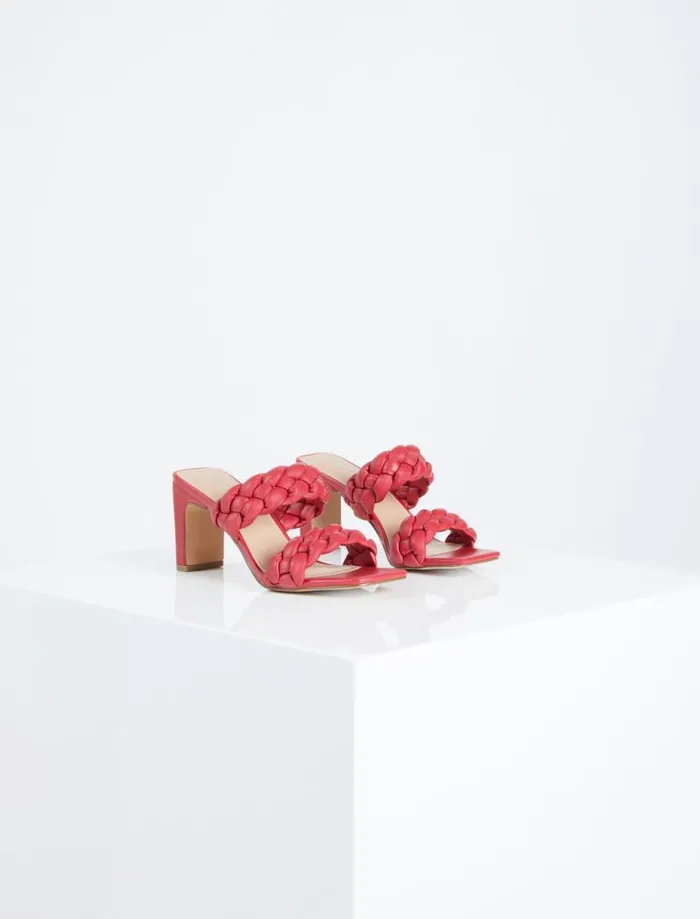 Women Finaa Sandal Heel Lipstick BCBG Shoes