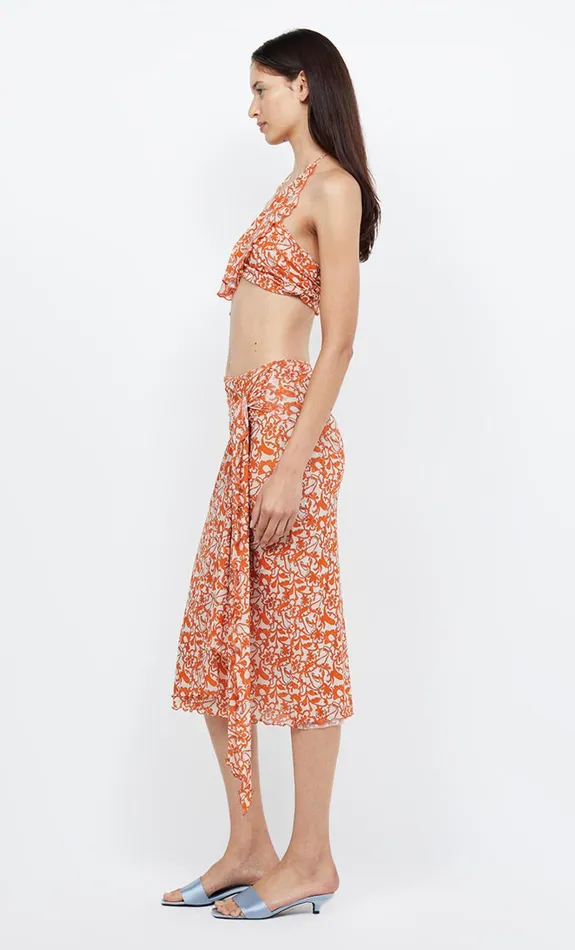 Women FIREFLY WRAP MIDI SKIRT 8211 FIESTA FLORAL Bec Bridge Skirts