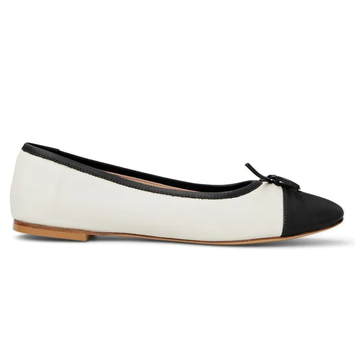 Women Flats and Loafers Bruno Magli DONATELLA Ballet Flat BLACKCREAM