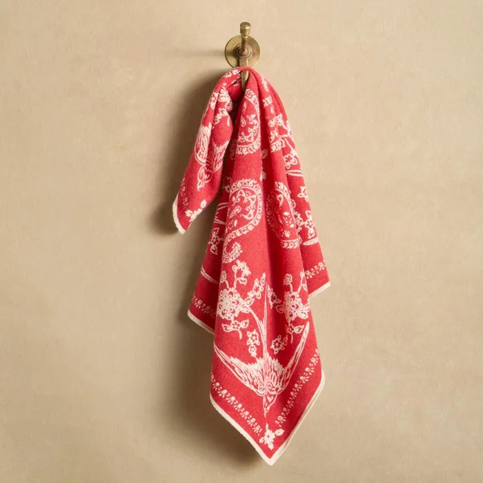 Women Flutter Cashmere Bandana Haute Red Sundance Catalog Scarves and Gloves