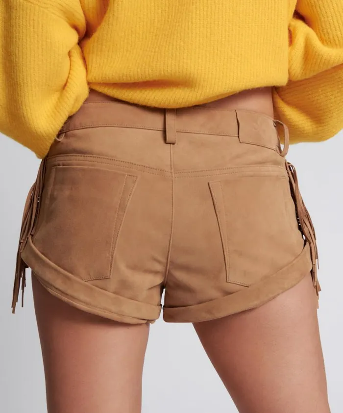 Women FRINGED BANDITS LOW WAIST SUEDE SHORT One Teaspoon Bottoms Women FRINGED BANDITS LOW WAIST SUEDE SHORT One Teaspoon Bottoms