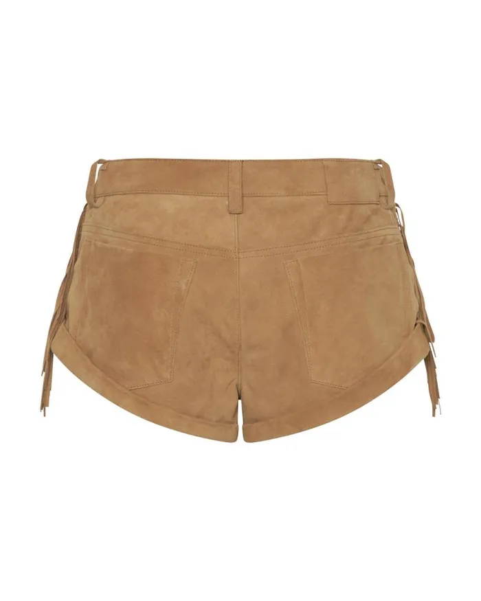 Women FRINGED BANDITS LOW WAIST SUEDE SHORT One Teaspoon Bottoms Women FRINGED BANDITS LOW WAIST SUEDE SHORT One Teaspoon Bottoms