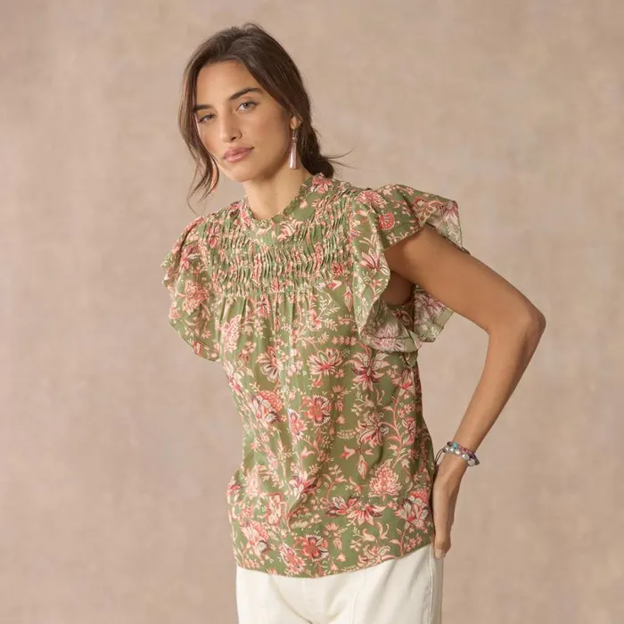 Women Garden Grove Top Rosemary Sundance Catalog Tops