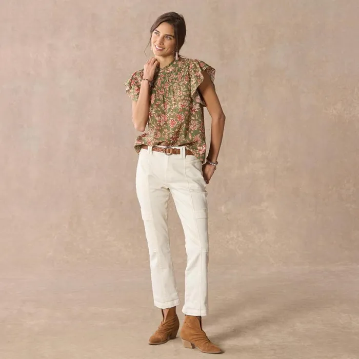 Women Garden Grove Top Rosemary Sundance Catalog Tops