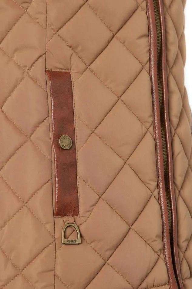 Women Gilets Holland Cooper Country Quilted Gilet Coffee Women Gilets Holland Cooper Country Quilted Gilet Coffee