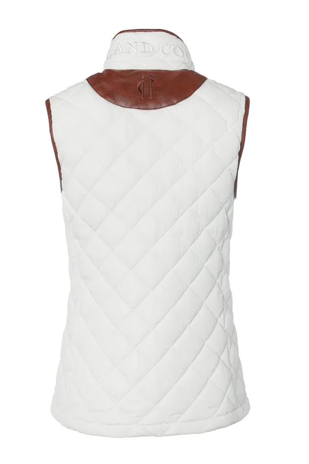 Women Gilets Holland Cooper Country Quilted Gilet Cream