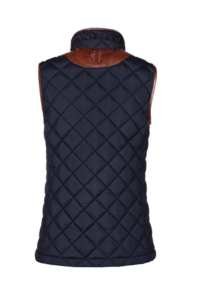 Women Gilets Holland Cooper Country Quilted Gilet Ink Navy Women Gilets Holland Cooper Country Quilted Gilet Ink Navy