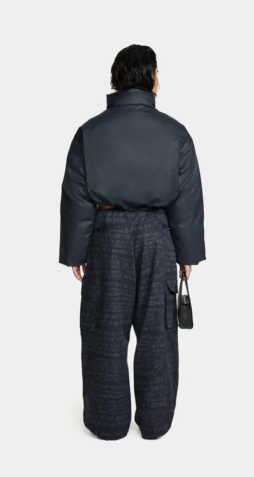 Women Grey Rony Puffer Jacket Daily Paper Jackets Women Grey Rony Puffer Jacket Daily Paper Jackets