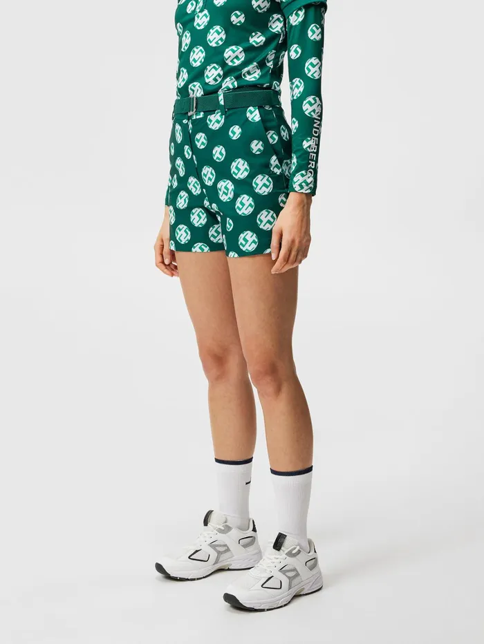 Women Gwen Printed Shorts Rain Forest Sphere Dot JLindeberg Shorts
