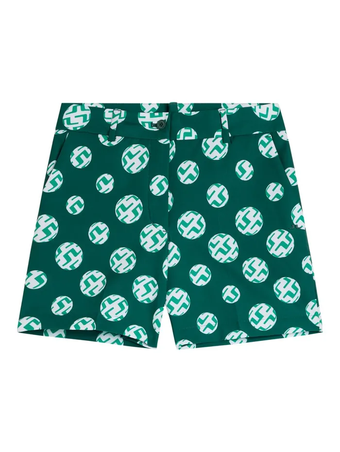 Women Gwen Printed Shorts Rain Forest Sphere Dot JLindeberg Shorts Women Gwen Printed Shorts Rain Forest Sphere Dot JLindeberg Shorts