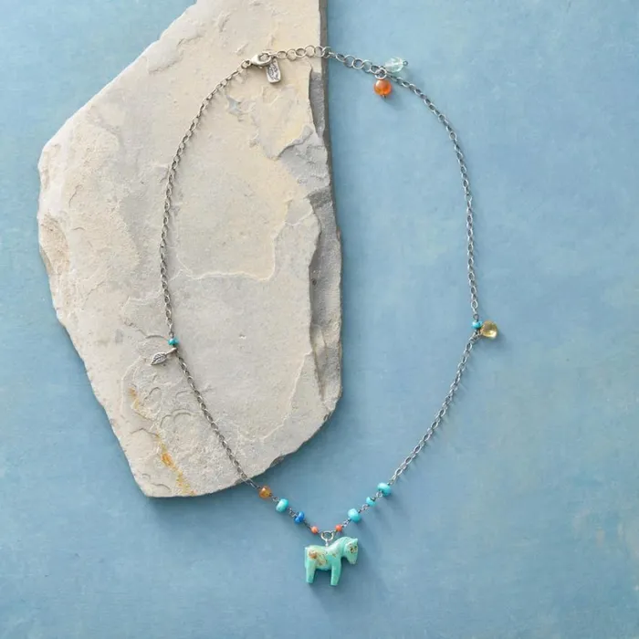 Women Gypsy Horse Necklace Sundance Catalog Necklaces Women Gypsy Horse Necklace Sundance Catalog Necklaces