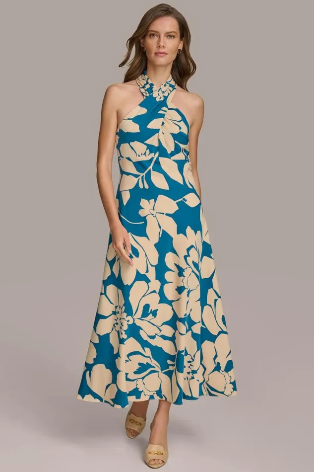 Women HALTER NECK MIDI DRESS King Fishercanvas Donna Karan New York Dresses And Jumpsuits Women HALTER NECK MIDI DRESS King Fishercanvas Donna Karan New York Dresses And Jumpsuits