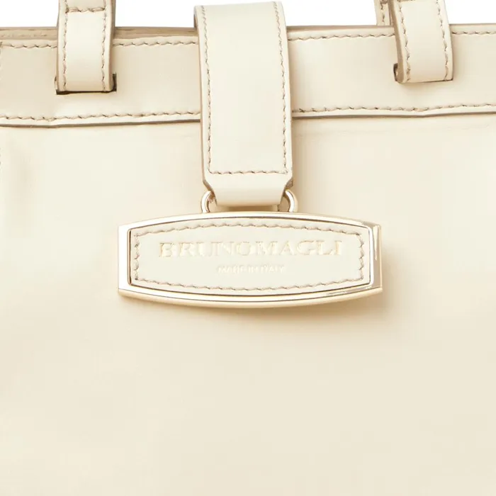 Women Handbags Bruno Magli Eva Cream Handbag