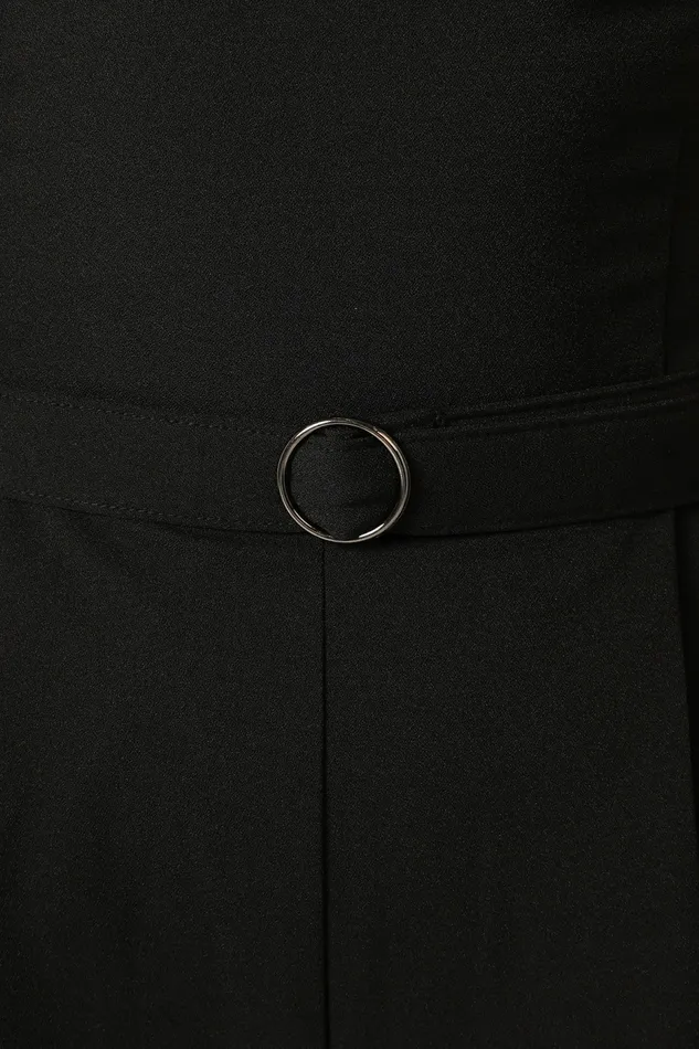 Women Hansen Strapless Jumpsuit Black Jumpsuits and Rompers Petal and Pup