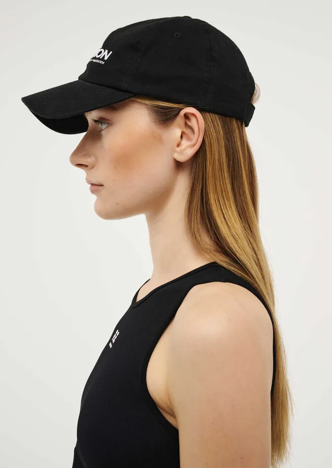 Women Hats PE Nation HOMAGE CAP IN BLACK