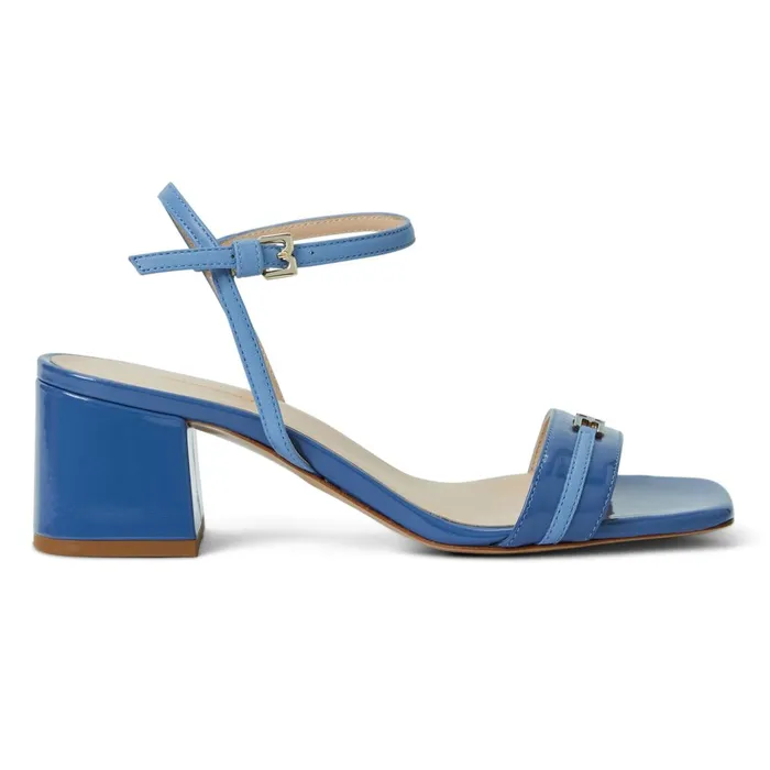 Women Heels Bruno Magli PHOEBE Sandal BLUE PATENT