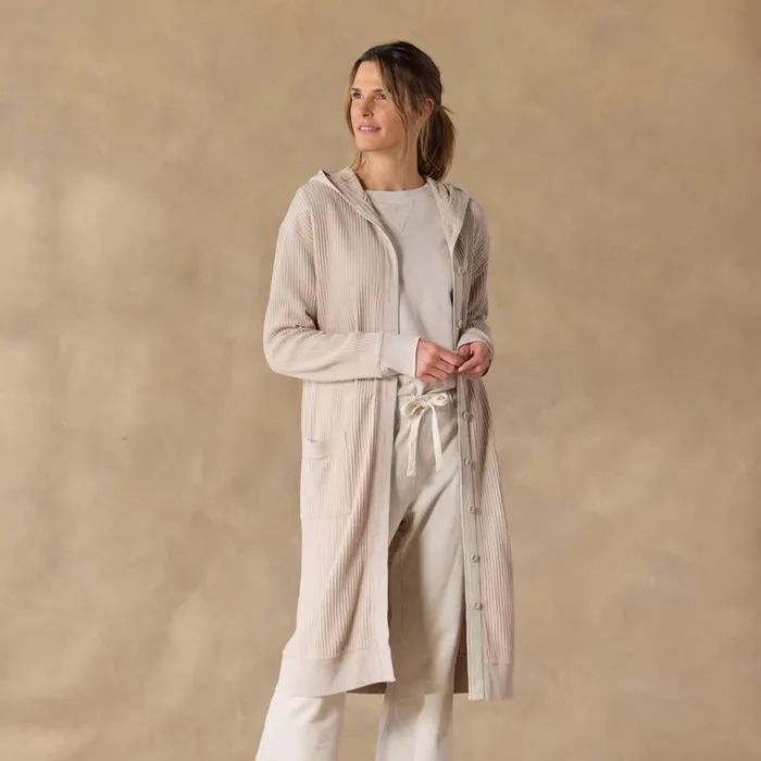 Women Helene Waffle Cardigan Sand Sundance Catalog Sweaters