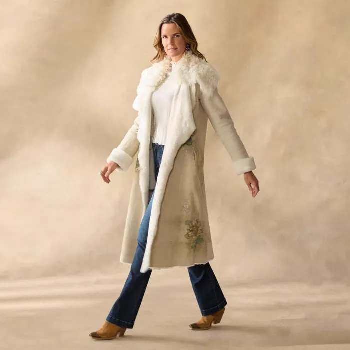 Women Ice Queen Shearling Coat Snow Sundance Catalog Jackets and Coats Women Ice Queen Shearling Coat Snow Sundance Catalog Jackets and Coats