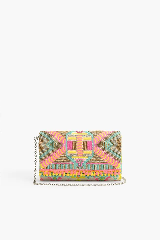 Women Impala Aztec Clutch Crossbody Bags America and Beyond