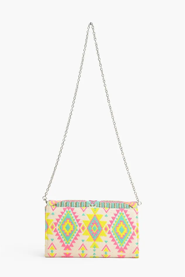 Women Impala Aztec Clutch Crossbody Bags America and Beyond