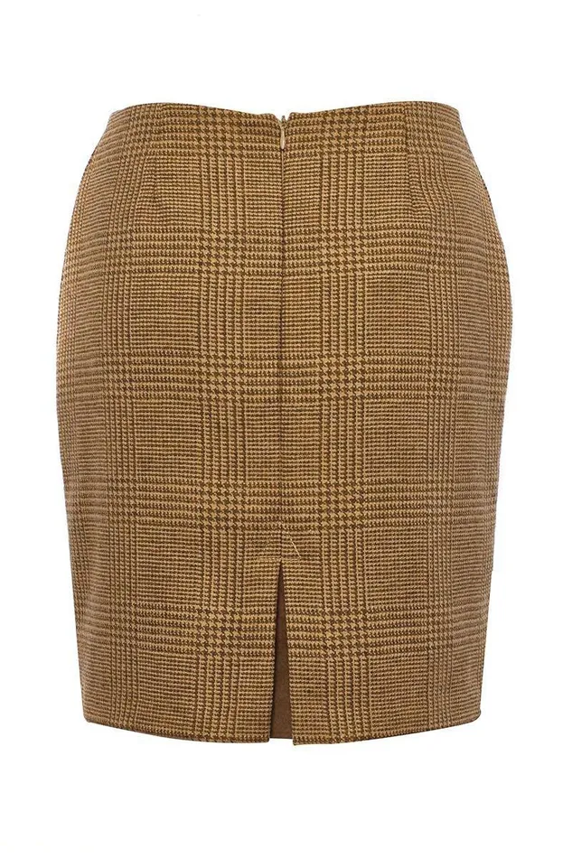 Women In Stock Tailoring Holland Cooper Chelsea Skirt Tawny Women In Stock Tailoring Holland Cooper Chelsea Skirt Tawny