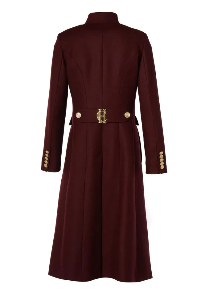 Women In Stock Tailoring Holland Cooper Dowdeswell Coat Mulberry