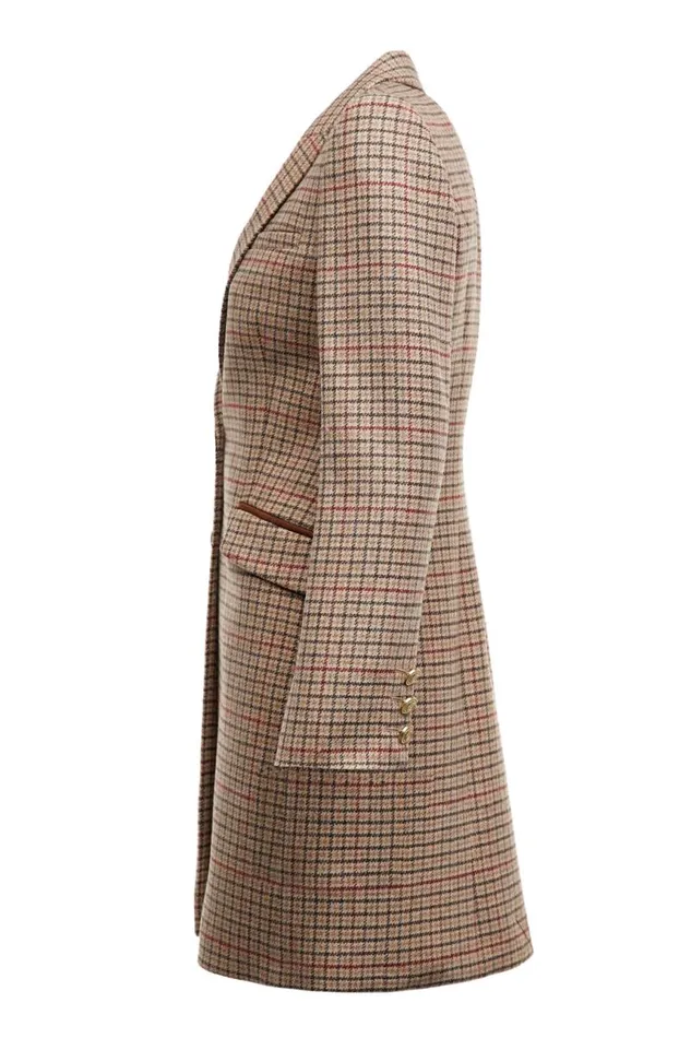 Women In Stock Tailoring Holland Cooper Highgrove Coat Charlton Tweed