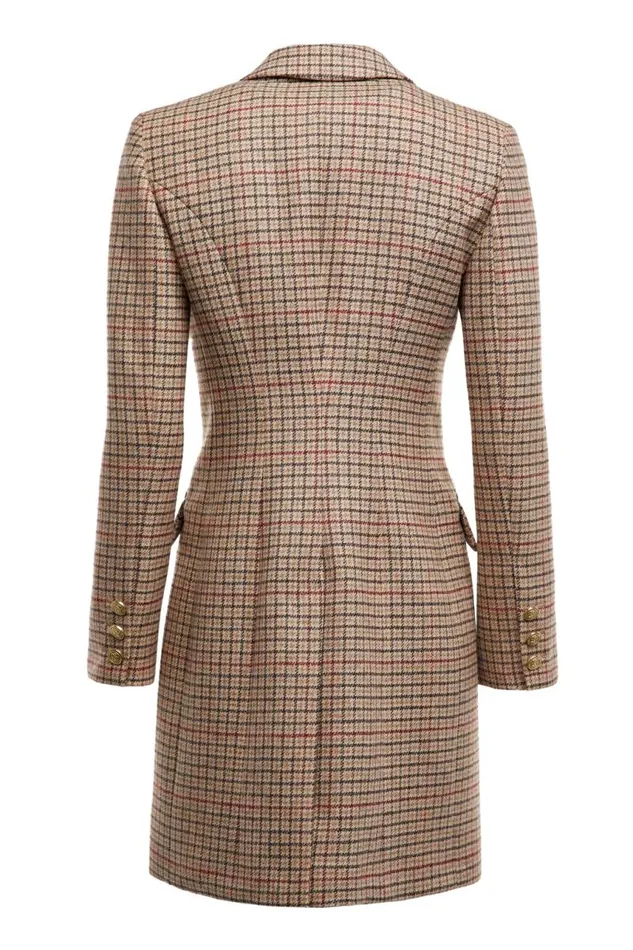 Women In Stock Tailoring Holland Cooper Highgrove Coat Charlton Tweed