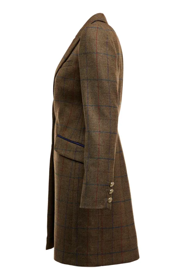 Women In Stock Tailoring Holland Cooper Highgrove Coat Glen Green