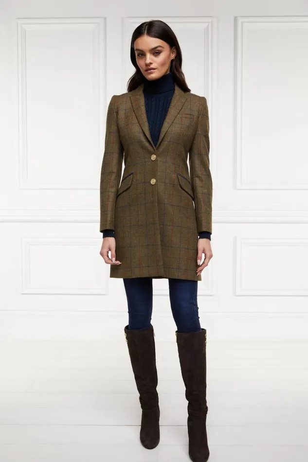 Women In Stock Tailoring Holland Cooper Highgrove Coat Glen Green