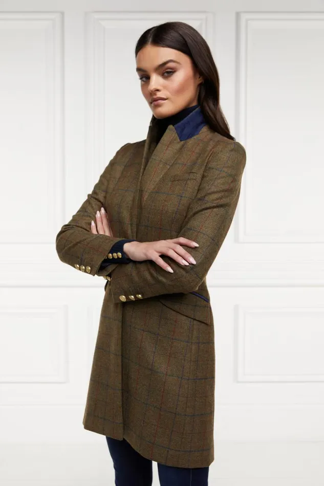 Women In Stock Tailoring Holland Cooper Highgrove Coat Glen Green