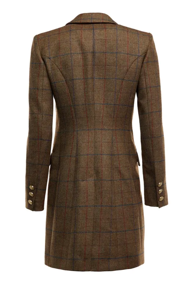 Women In Stock Tailoring Holland Cooper Highgrove Coat Glen Green
