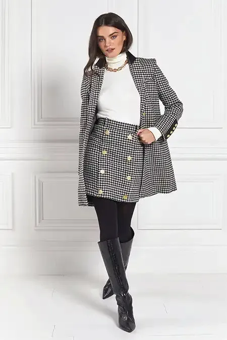 Women In Stock Tailoring Holland Cooper Knightsbridge Skirt Houndstooth Women In Stock Tailoring Holland Cooper Knightsbridge Skirt Houndstooth